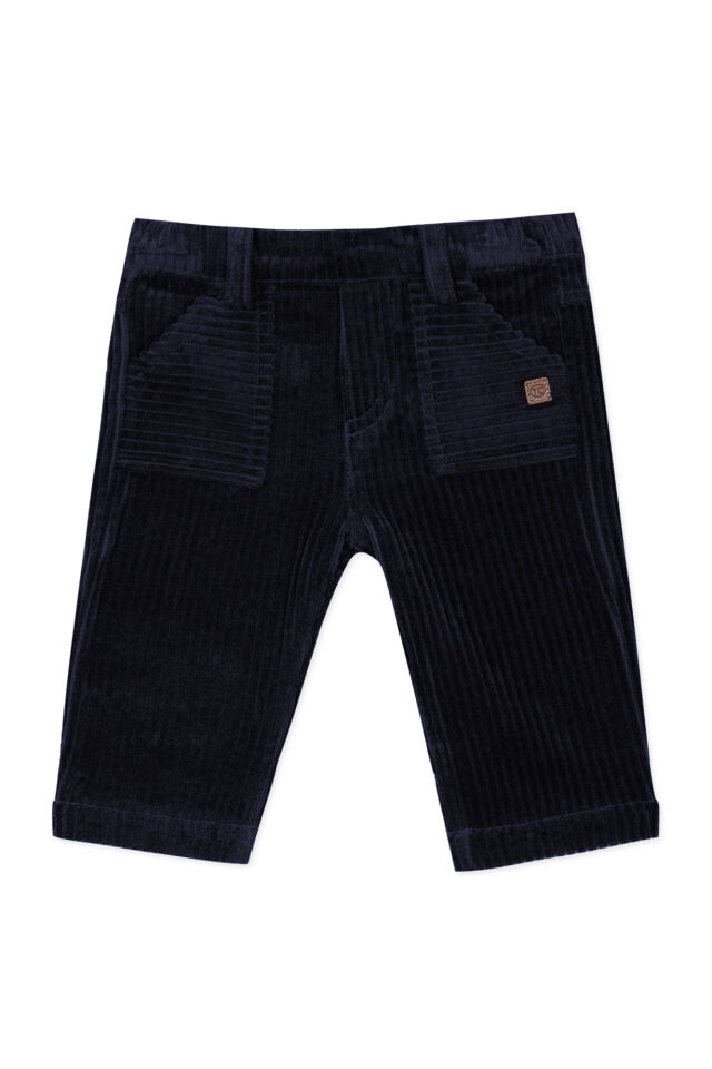 Kadife Pantolon Lacivert - 1Y