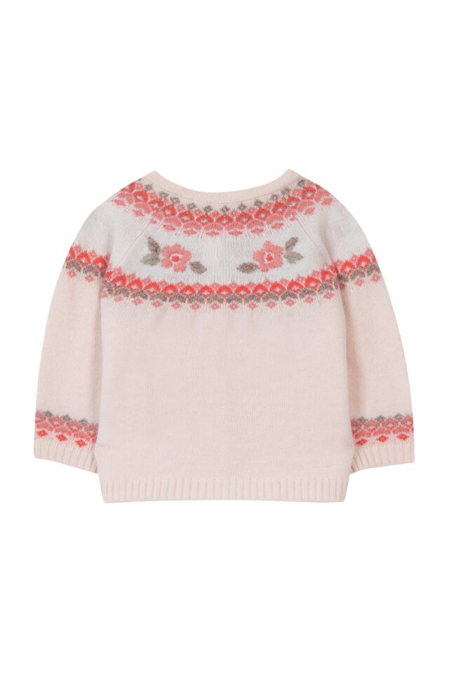desenli yün HIRKA Soft pembe - 6M