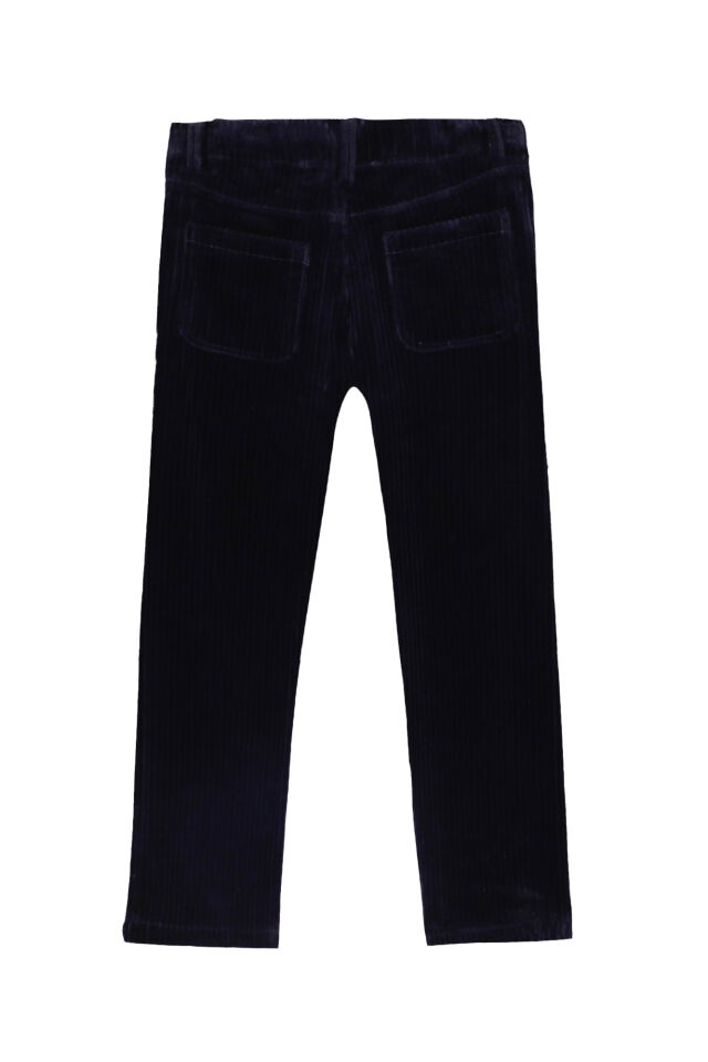 Kadife Pantalon Lacivert - 5Y