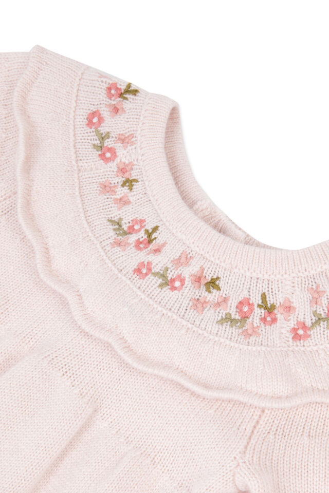 Triko Elbise Soft Pembe - 2Y
