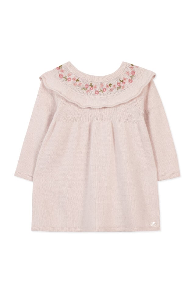 Triko Elbise Soft Pembe - 6M