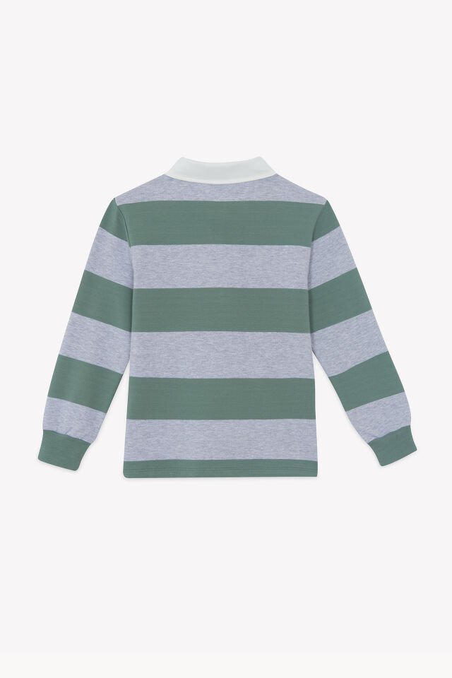 uzun kollu Polo T.Shirt Kaki - 6Y